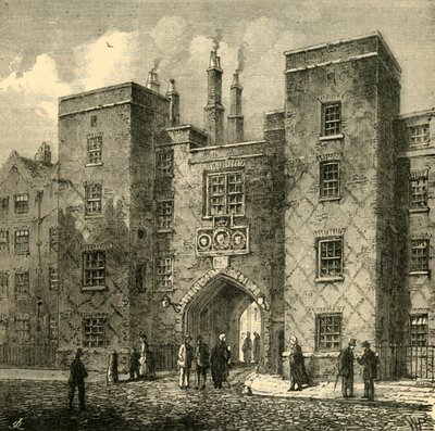 Lincolns Inn Kapısı, Chancery Lane, 1881. by Unbekannt