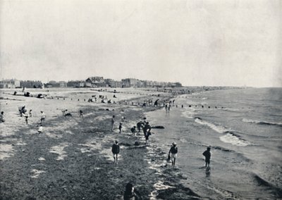 Littlehampton - Düşük Suda Kürek Çekmek, 1895 by Unbekannt