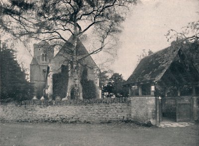 Oxford yakınlarındaki Littlemore Kilisesi, 1904 by Unbekannt