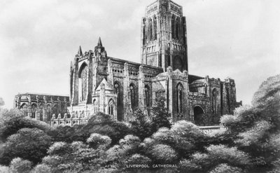 Liverpool Katedrali, Liverpool, Merseyside, 20. yüzyılın başlarında by Unbekannt