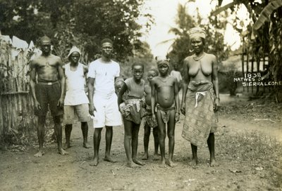 Yerel halk, Sierra Leone, 20. yüzyıl by Unbekannt