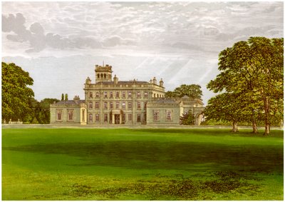 Locko Park, Derbyshire, Drury-Lowe ailesinin evi, c1880 by Unbekannt