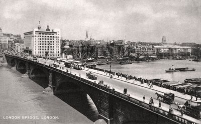 Londra Köprüsü, Londra, 20. yüzyılın başlarında by Unbekannt