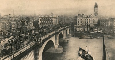 Londra Köprüsü, c1906 by Unbekannt
