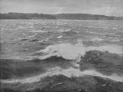 Uzun Sault Rapids, St. Lawrence Nehri, c1897. by Unbekannt