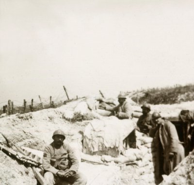 Gözcü karakolu, Massiges, kuzey Fransa, c1914-c1918. by Unbekannt