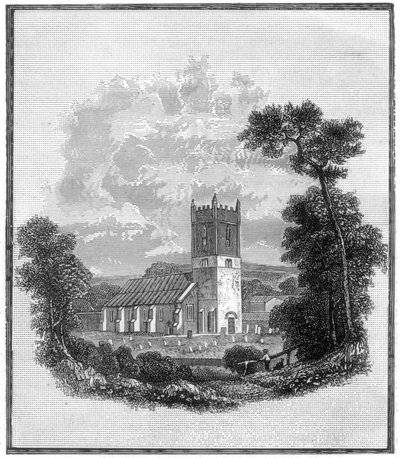 Lord Byrons mezar yeri, Hucknall Torkard kilisesi, Nottinghamshire, 1888 by Unbekannt