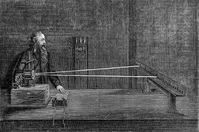 Lord Kelvins aynalı galvanometre, 1876 by Unbekannt