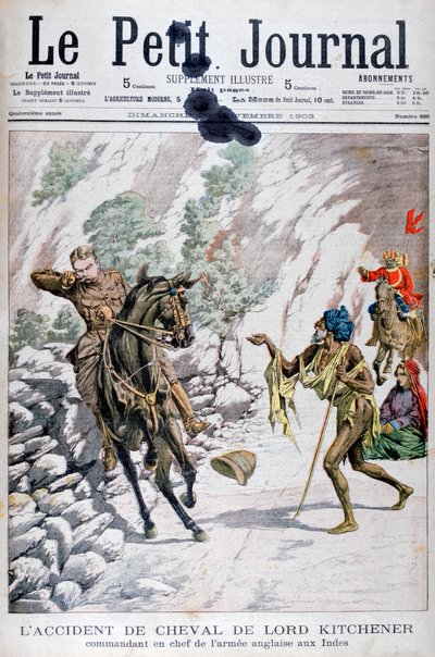 Lord Kitcheners at kazası, Hindistan, 1903 by Unbekannt