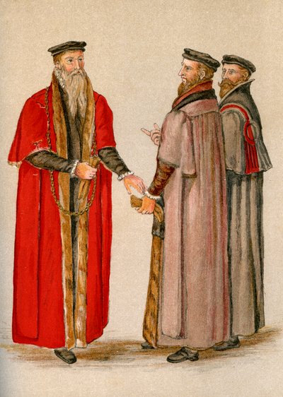 Lord Mayor ve Aldermen, 1893 by Unbekannt