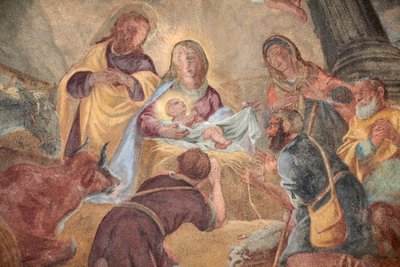 Loreto kilisesi; Doğuş boyama Prag Çek Cumhuriyeti by Unbekannt