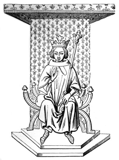 Louis IX, 14. yüzyıl, 1870 by Unbekannt
