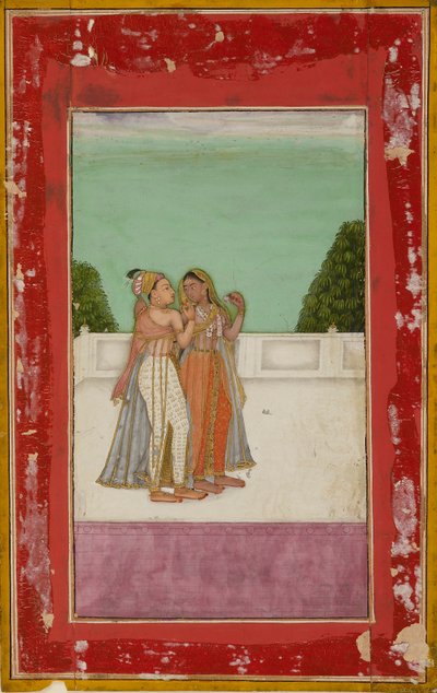 Terasta Aşıklar, c1740 by Unbekannt