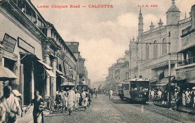 Aşağı Chitpore Yolu - Kalküta, c1910 by Unbekannt