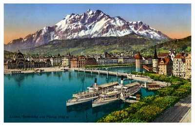 Luzern, İsviçre, 20. yüzyıl by Unbekannt