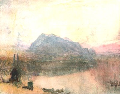 Luzern ve Righi: Erken Şafak, c1840s, c1900. by Unbekannt