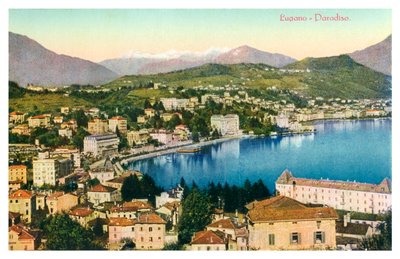 Lugano, İsviçre, 20. yüzyıl by Unbekannt