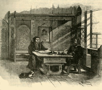 Luther ve Melanchthon, c1500-1520, 1890. by Unbekannt