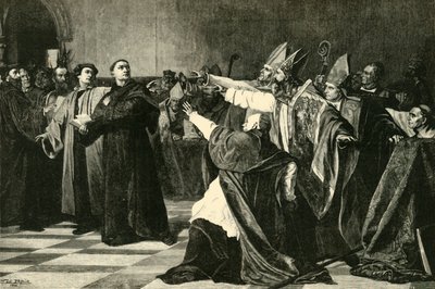 Luther, Solucan Diyetinde, 1521, 1890. by Unbekannt