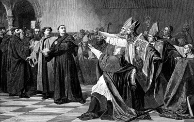 Luther, Solucan Diyetinde, 1882 by Unbekannt