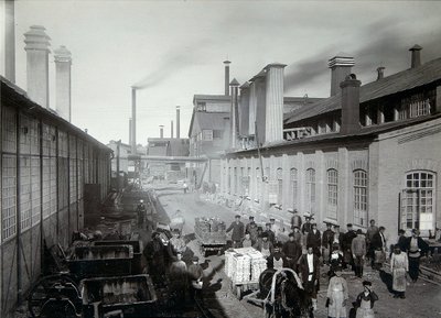 Lysva demir dökümhanesi, Rusya, 1900
