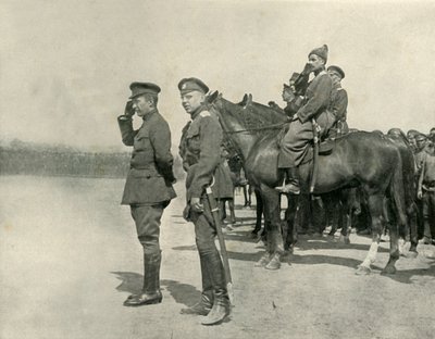 M. Kerensky Askerleri Selamlarken, Temmuz 1917, 1919. by Unbekannt