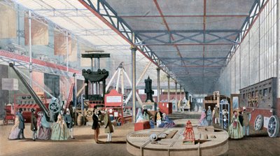 Machinery Hall, Crystal Palace Sergisi, Londra, 1851 by Unbekannt