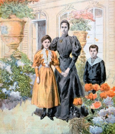 Madam Casimir-Perier ve çocukları, 1894 by Unbekannt