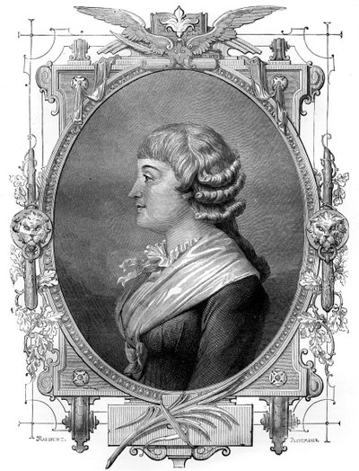 Madam Roland, Fransız devrimci, 18. yüzyıl 1882-1884 by Unbekannt