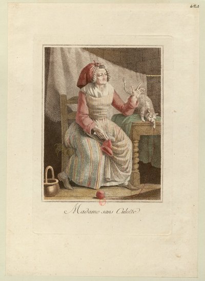 Madam Sans-Culotte, yaklaşık 1794. by Unbekannt