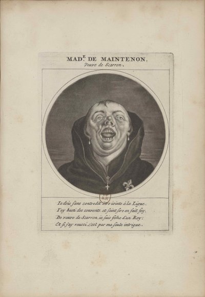 Madame de Maintenon, keşiş kılığında, yaklaşık 1690. by Unbekannt