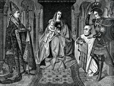 Canon Joris van der Paele ile Madonna ve Çocuk, 1436, 1870 by Unbekannt