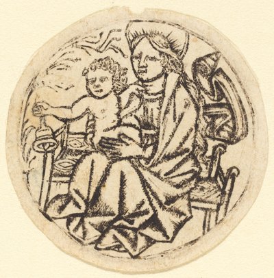 Madonna ve Çanlı Çocuk, c. 14501460. by Unbekannt