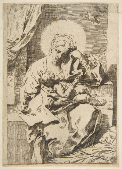 Madonna ve Kuşlu Çocuk, Cantarini