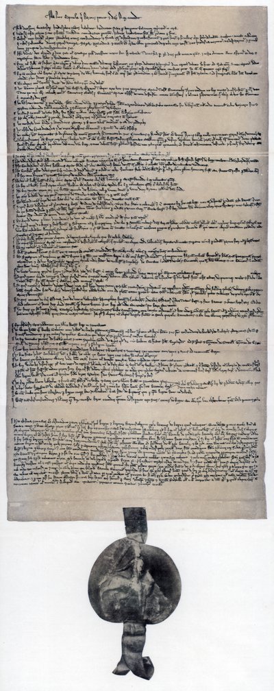 Magna Carta, aslen 1215