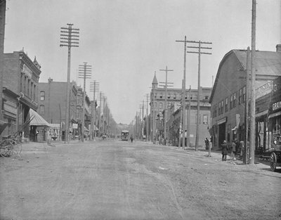 Ana Cadde, Butte Şehri, Montana, c1897. by Unbekannt