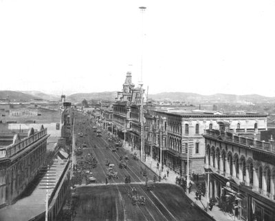Main Street, Los Angeles, Kaliforniya, ABD, c1900. by Unbekannt