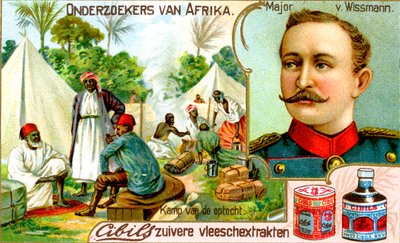 Binbaşı von Wissman, Alman askeri, c1900 by Unbekannt