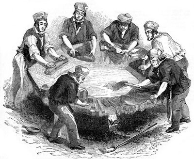 Kunduzdan şapka yapımı, 1841 by Unbekannt