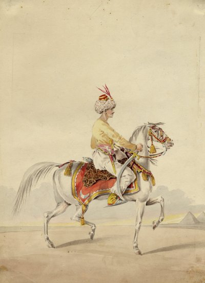 At sırtında Memluk, yaklaşık 1825 by Unbekannt