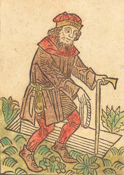Mezara Doğru Yürüyen Adam, c. 1495. by Unbekannt