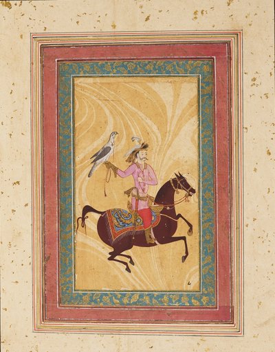 Bir şahin ile atlı adam, 17. yüzyıl by Unbekannt