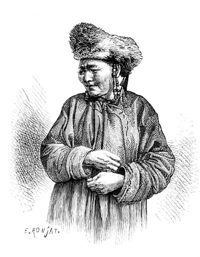 Mançu kadın, c1890 by Unbekannt