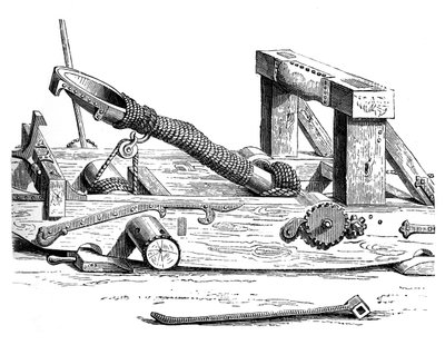 Mangonel, 15. yüzyılda bir savaş motoru, 1870 by Unbekannt