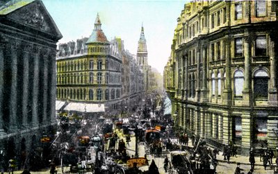 Mansion House ve Cheapside, Londra, 20. yüzyılın başlarında by Unbekannt