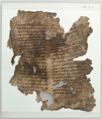 Elyazması Yaprak Parçası, Kıpti, 4-7. yüzyıl. by Unbekannt