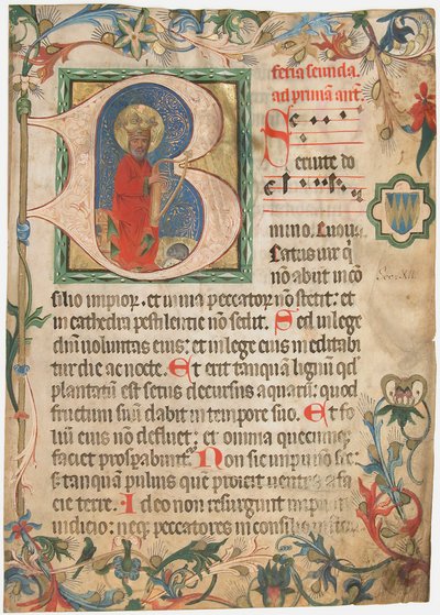 15. yüzyılın sonlarında bir Missal