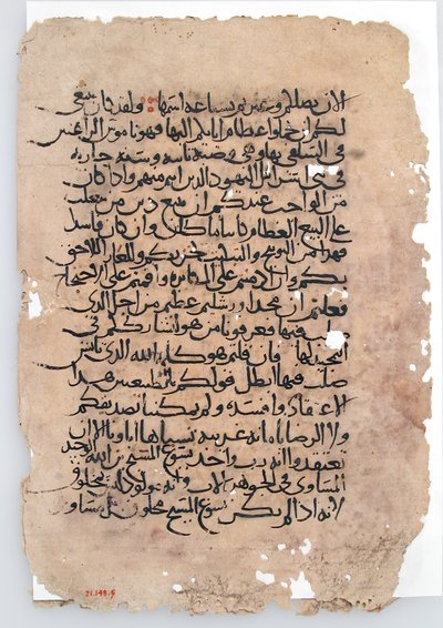 El Yazması Bir Arapça El Yazmasından Yapraklar, Arapça, 6-14. yüzyıl . by Unbekannt