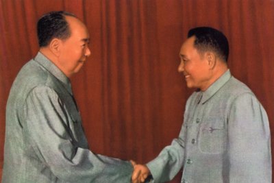 Mao Zedong and Deng Xiaoping, Chinese Communist leaders, c1960s by Unbekannt