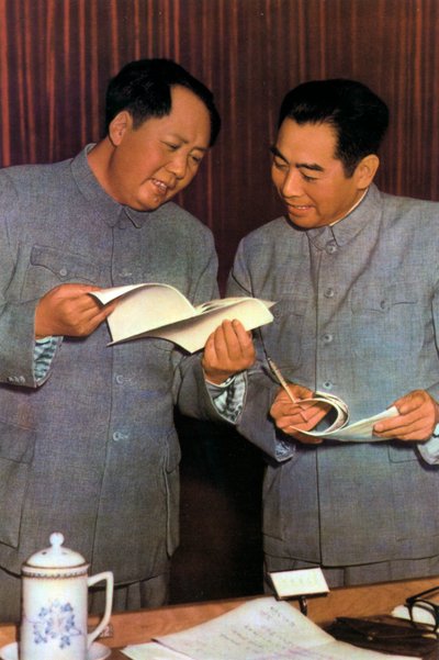 Mao Zedong ve Zhou Enlai, Çinli Komünist liderler, 1950